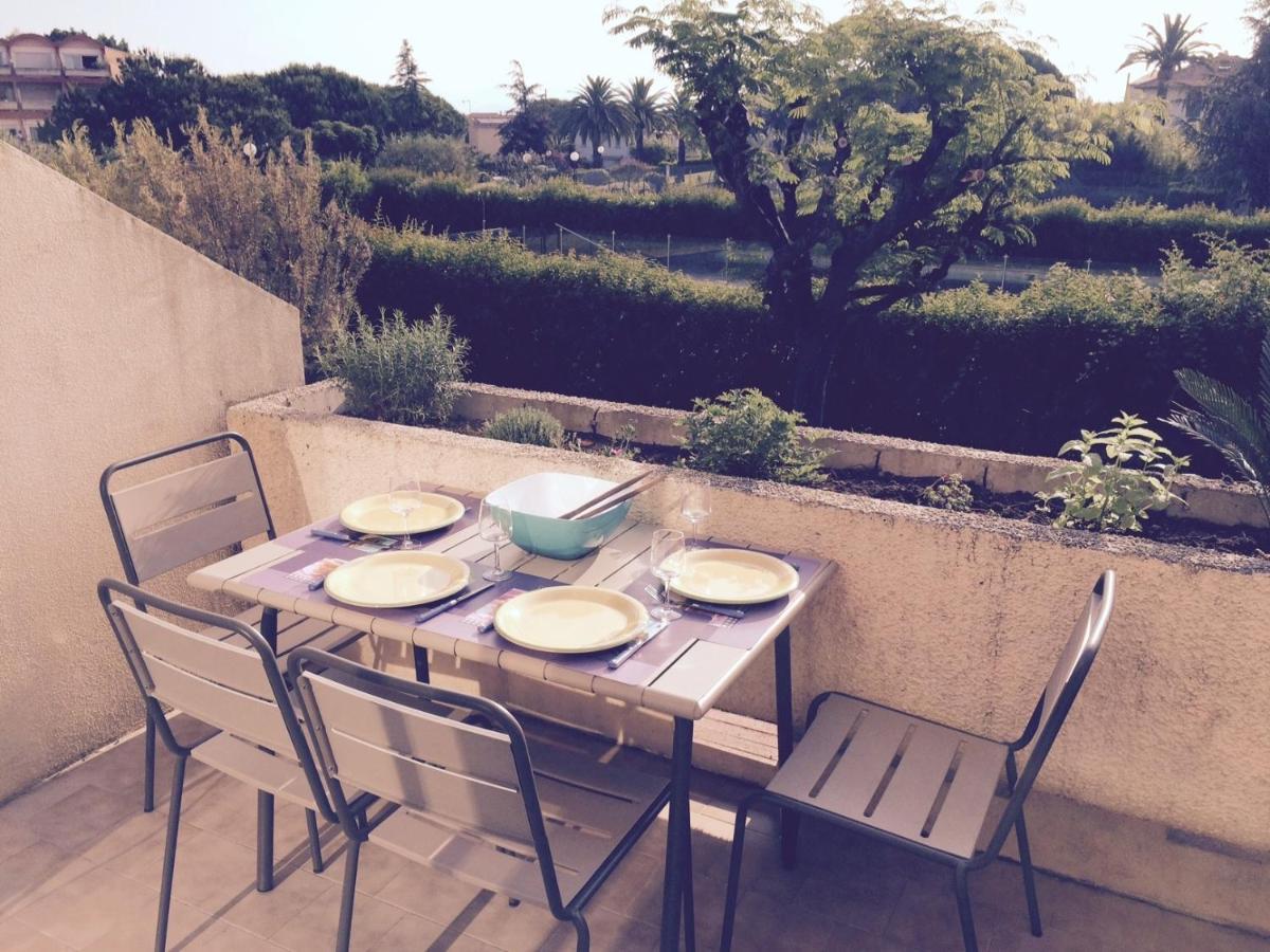 Appartement 2 Pieces, Renove, 2 Piscines+Tennis, Mer, Climatisation Antibes Eksteriør billede