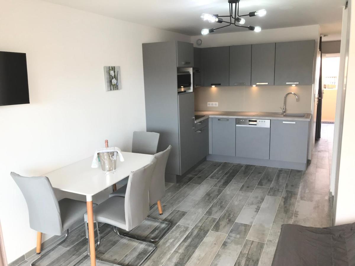 Appartement 2 Pieces, Renove, 2 Piscines+Tennis, Mer, Climatisation Antibes Eksteriør billede
